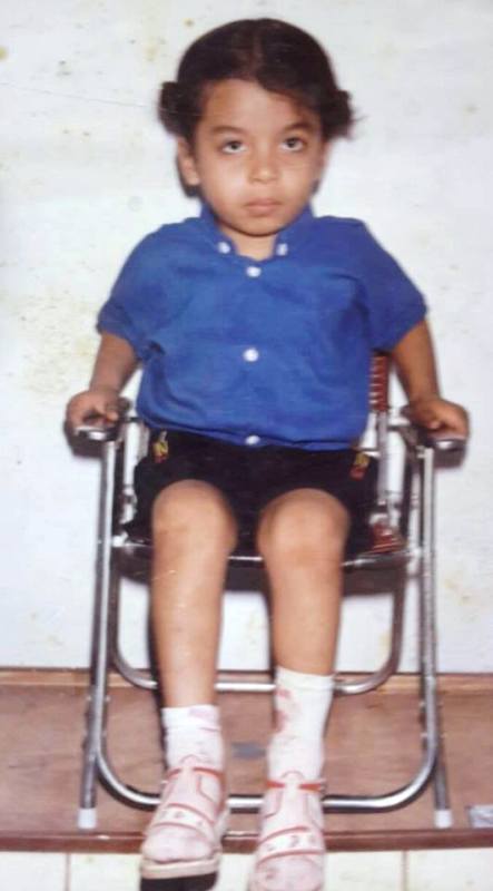 Childhood picture of Tajinder Singh Bagga
