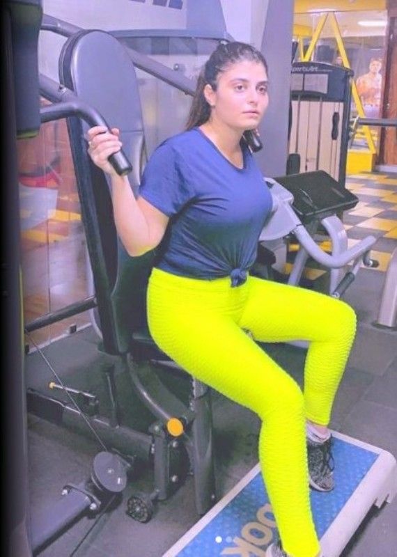 Deepshikha Raina gym pictures