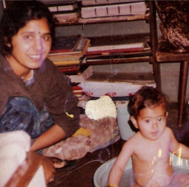Divya Harjai as a child