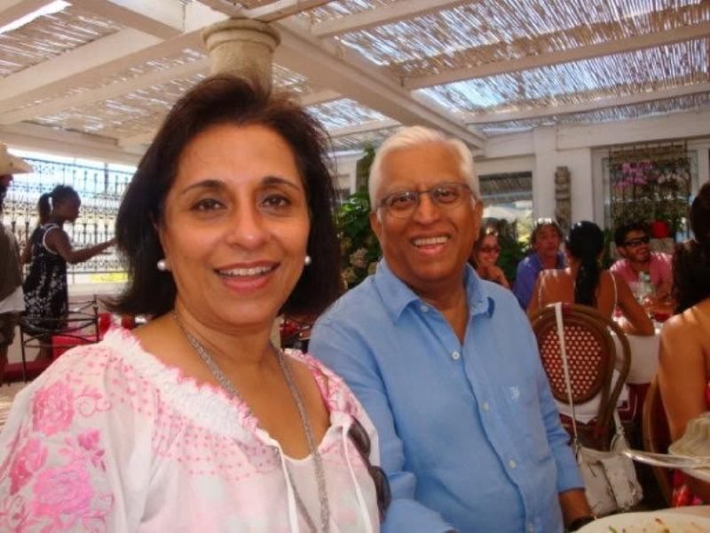 Gautam Hathiramani's parents