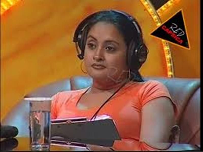 Geetha Vijayan as a judge in a reality TV show