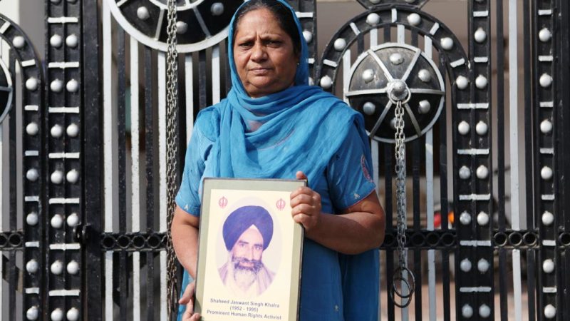 Jaswant Singh Khalra's wife, Paramjit Kaur