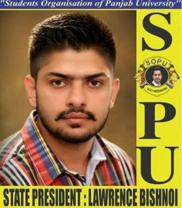Lawrence Bishnoi as the president of SOPU