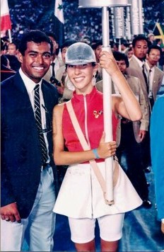 Leander Paes at the 1992 Barcelona Olympics