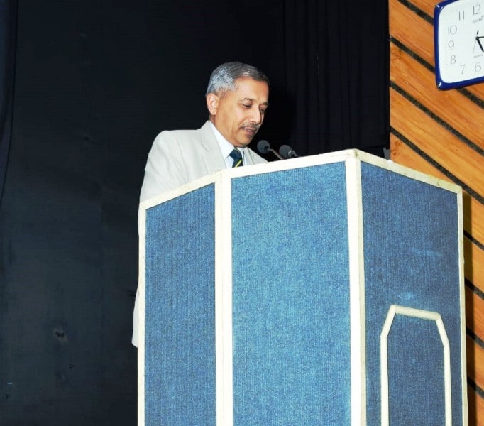 Lt Gen BS Raju during the launch of the book, Tiger of Drass