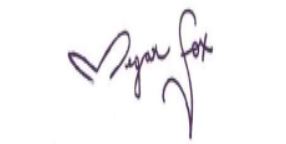 Megan Fox's signature