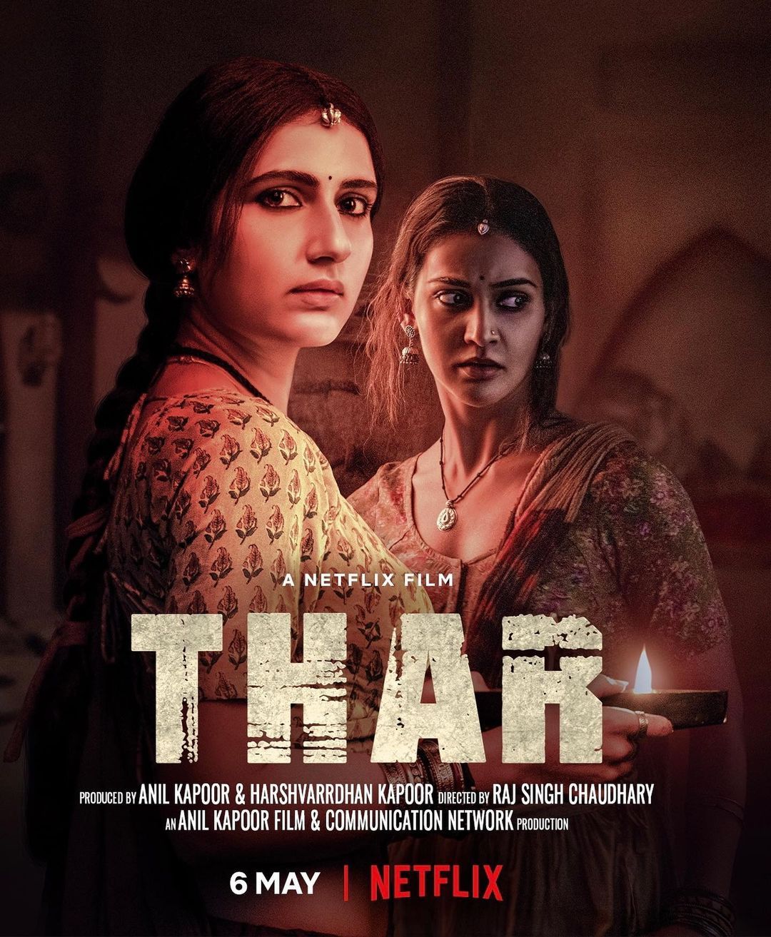 Mukti Mohan in the poster of her Netflix film Thar
