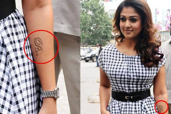 Nayanthara got Prabhu Deva's tattoo