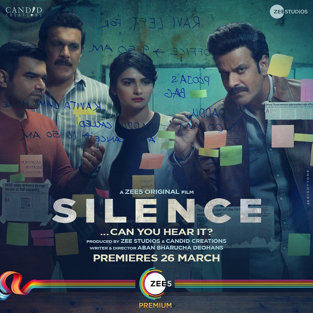 Poster of Prachi Desai's Movie Silence.. Can You Hear It