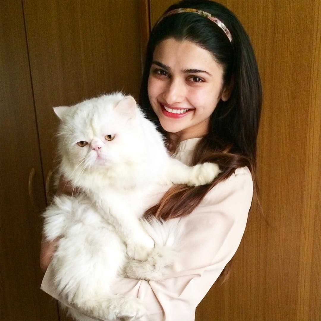 Prachi Desai with her pet Zorro