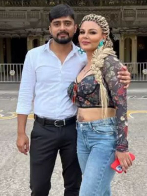 Rakhi Sawant with her boyfriend, Adil Khan Durrani