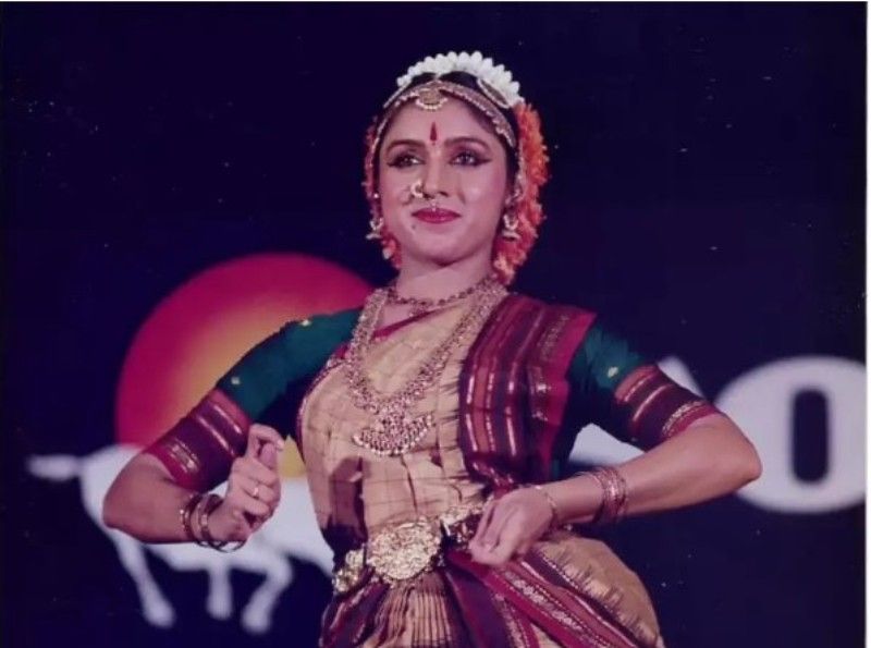 Revathi dancing on stage