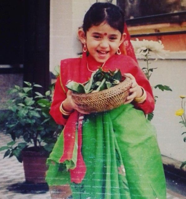 Childhood picture of Ridhima Ghosh