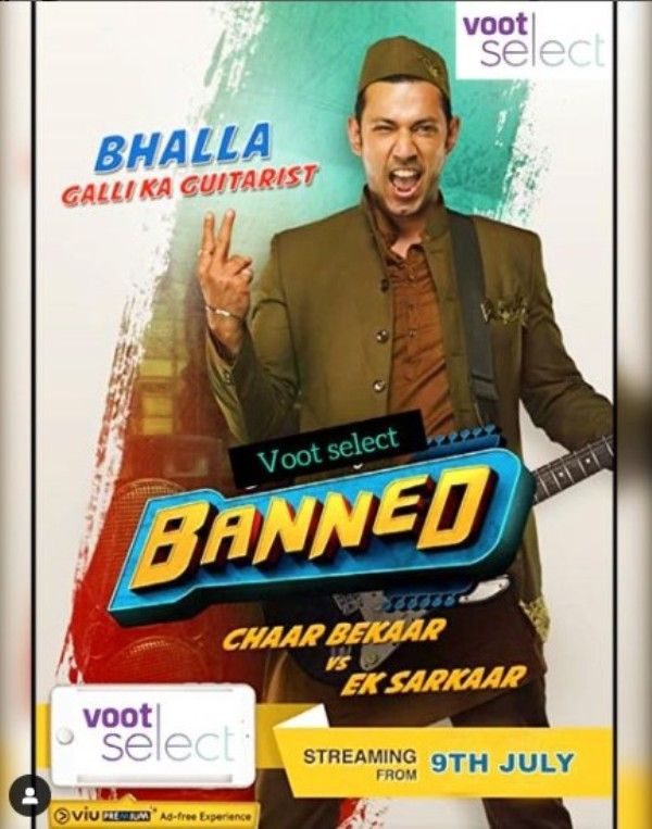 Sahil Anand in Web Series Banned (2021)