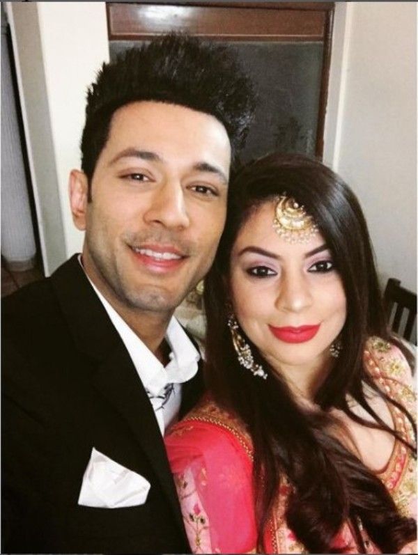 Sahil Anand with his wife