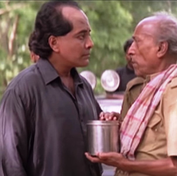 Salim as Vikram, in the film, Thiruda Thiruda