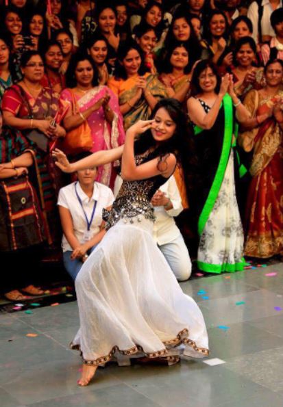 Simi Talsania during a Whacking competition