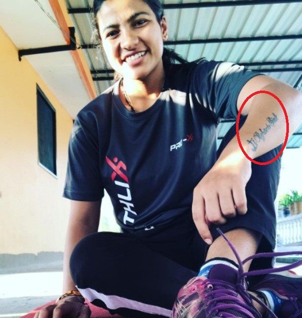 Sneh Rana's tattoo