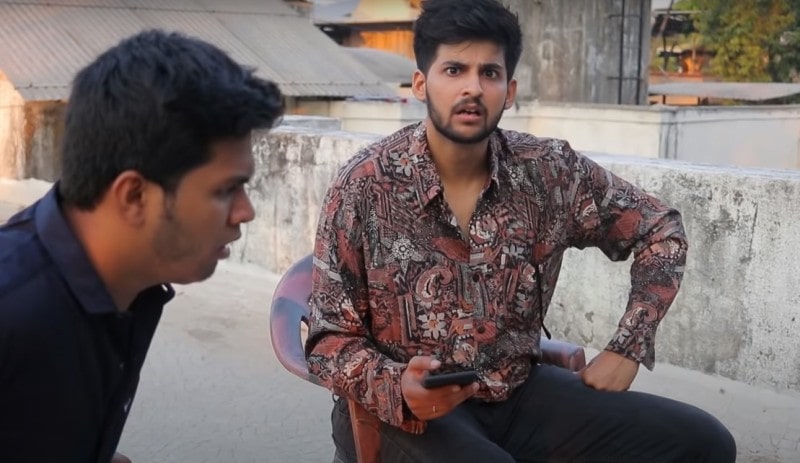 Sohil Jhutti in his YouTube skit titled, What If Harshad Mehta Was A Filmmaker?