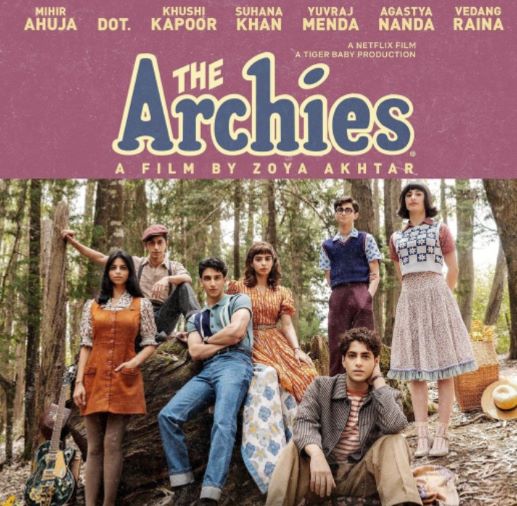 The poster of the film The Archies