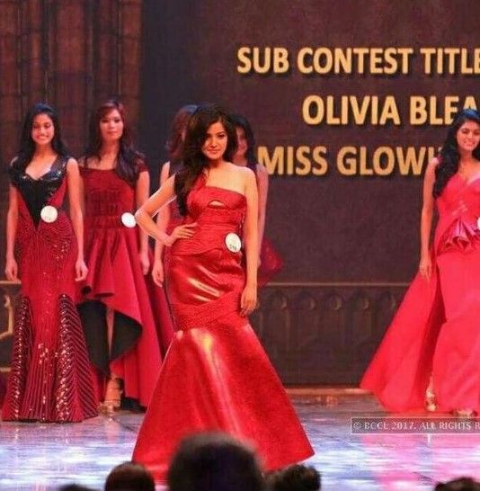 Triveni Barman as a finalist in Fbb Colors Femina Miss India of the year 2017