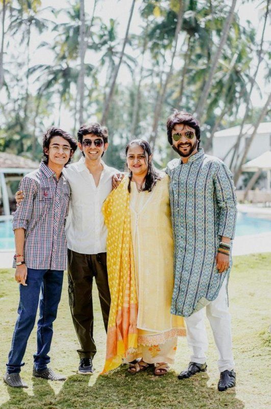 Vandana Vithlani with her family