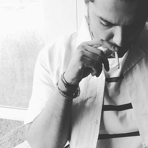 Vishwak Sen while smoking