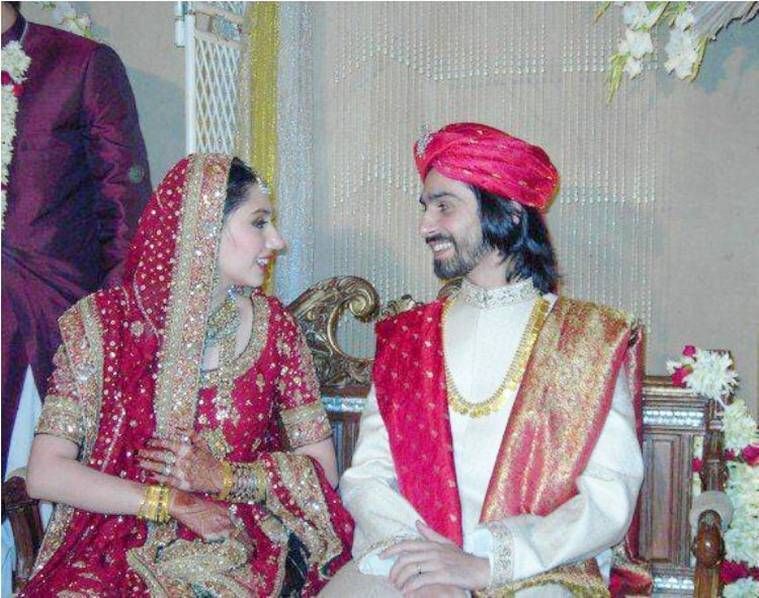 Wedding picture of Mahira Khan and Ali Askari