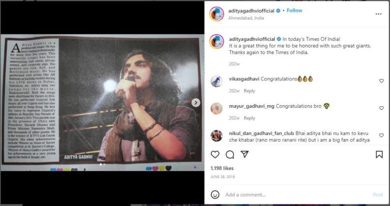 Aditya Gadhvi Wiki, Age, Girlfriend, Family, Biography & More - WikiBio