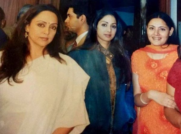 Agnimitra with Shridevi and Hema Malini at the launch of Koi Mere Dil Se Poochhe