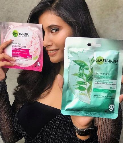 Ashlesha Rahule promoting Garnier products