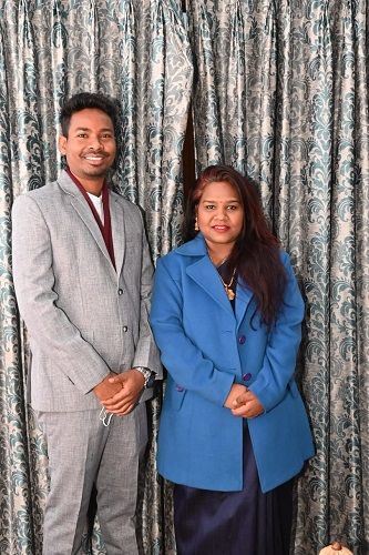 Itishree Murmu and her husband