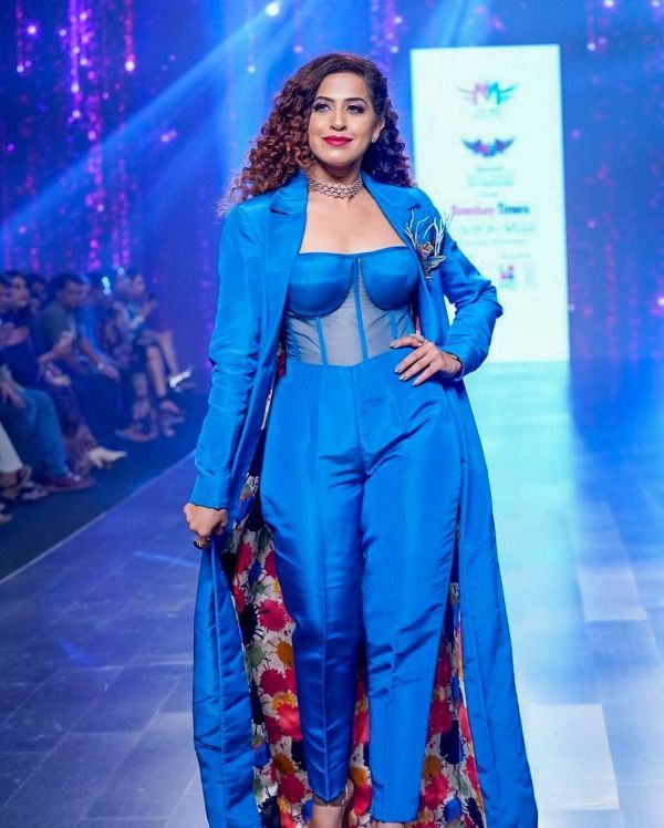 Kamiya Jani walked the ramp as a show-stopper at Bombay Times Fashion Week for UNIMO- Universe of Moms