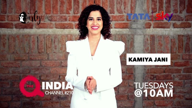 Kamiya Jani's show Curly Tales on the channel The Q India