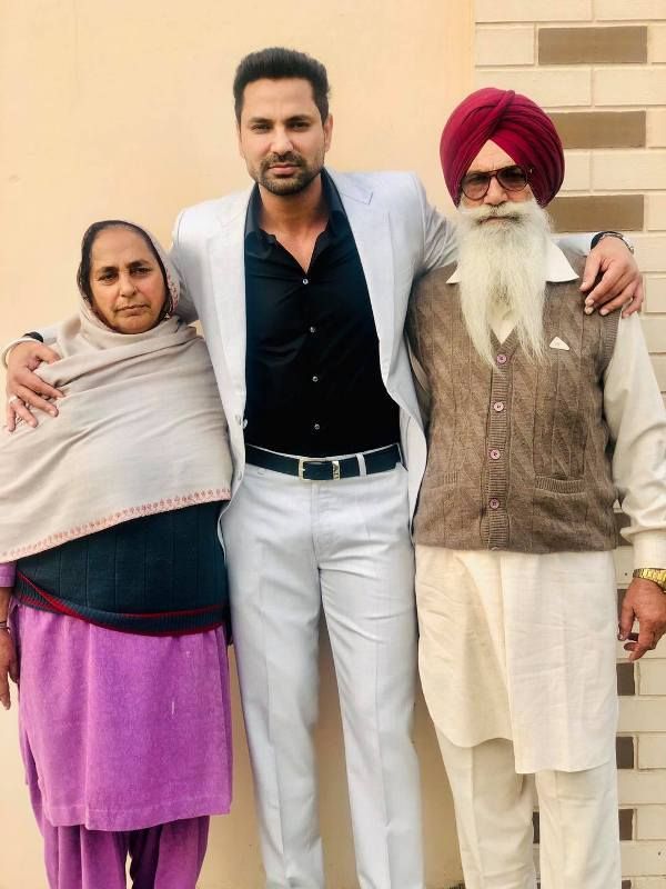Kartar Cheema with his parents