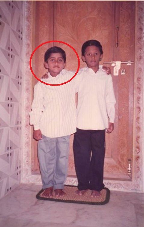 Kathir's childhood picture