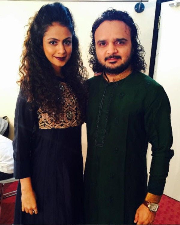 Manasi Parekh Gohil with her husband