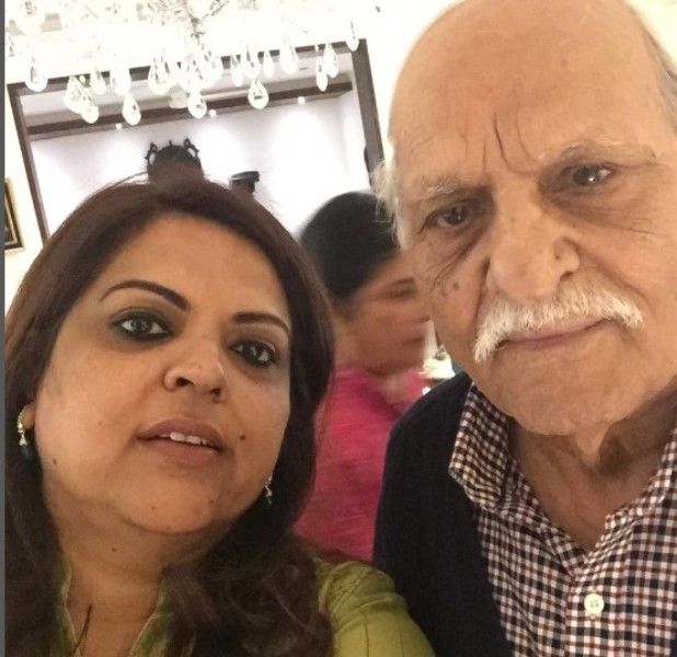 Navika Kumar with her father
