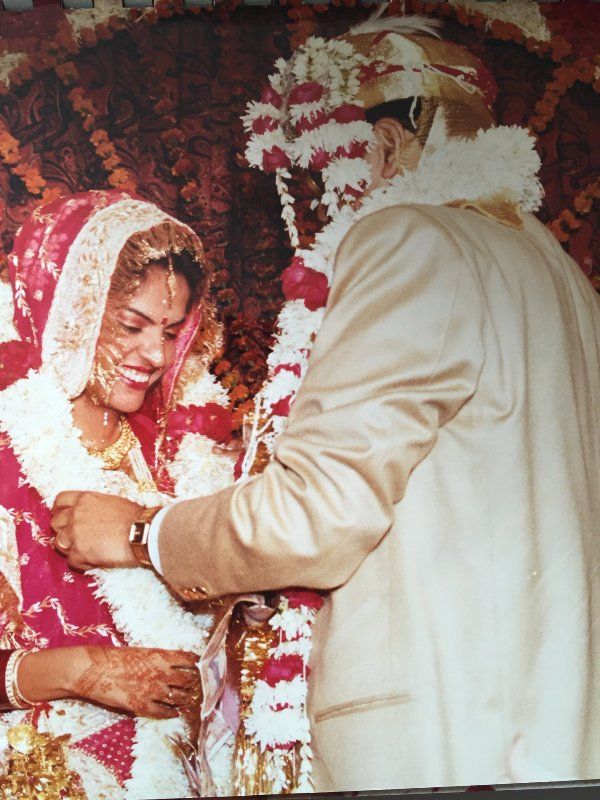 Navika Kumar with her husband