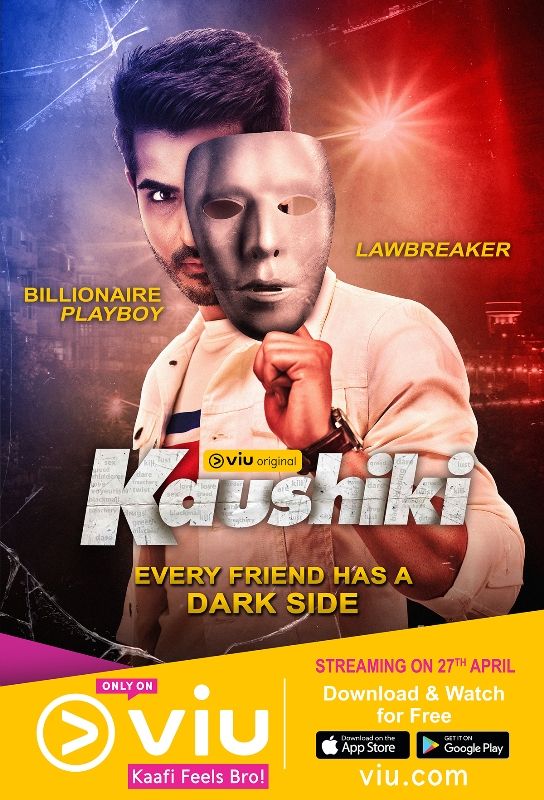 Omkar Kapoor on the poster of his debut web series 'Kaushiki'