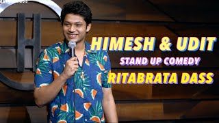 Poster of Ritabrata Dass' comedy show 'Himesh and Udit'