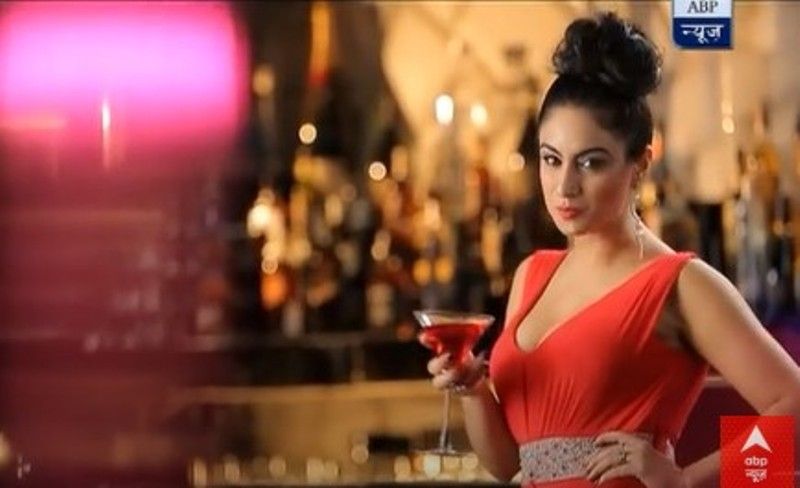 Priya Malik in a still from the show 'Gangster ki Girlfriend' (2016) on ABP News