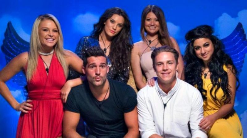 Priya Malik with her fellow contestants in the show Big Brother Australia