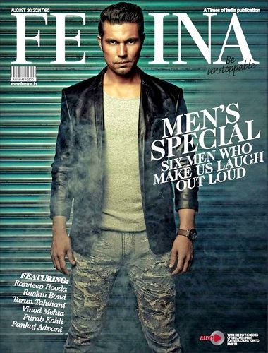 Randeep Hooda featured on the cover of Femina magazine