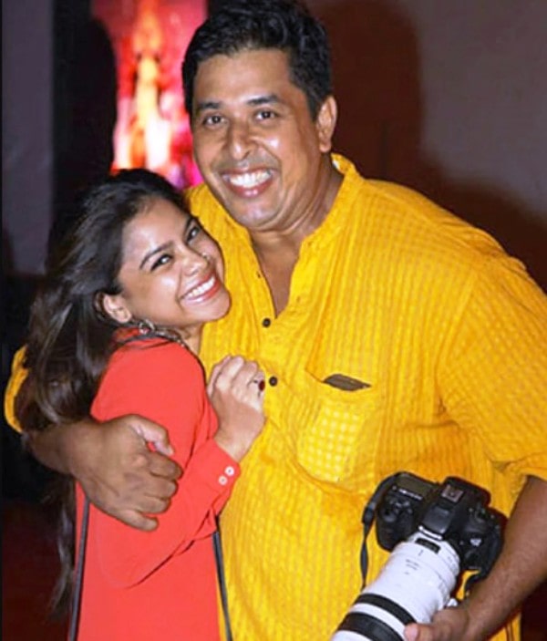 Samrat Mukerji with Sumona Chakravarti