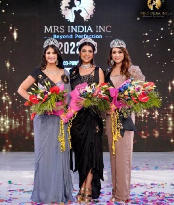Sargam Koushal crowned as the Mrs India World 2022
