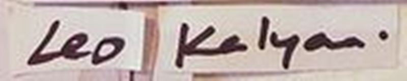 Signature of Leo Kalyan