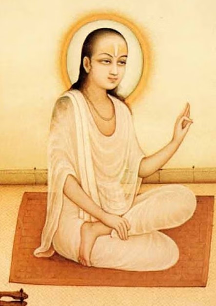 A portrait of Vallabhacharya