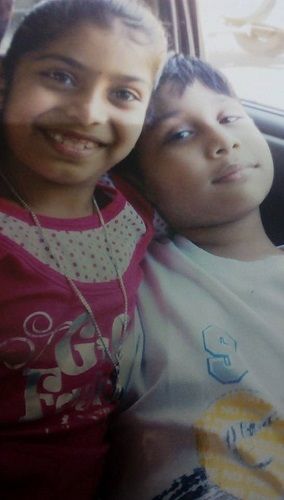 Aakarshi Kashyap's childhood photo with her brother