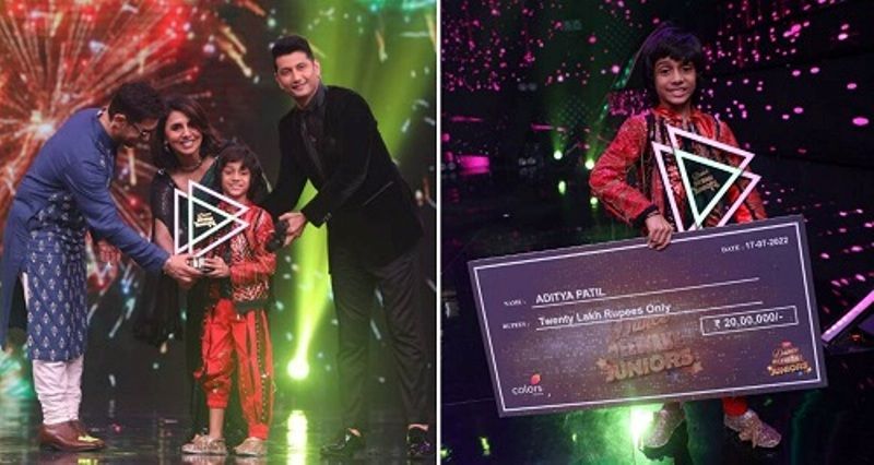 Aditya Patil on winning the reality show Dance Deewane Juniors (2022)